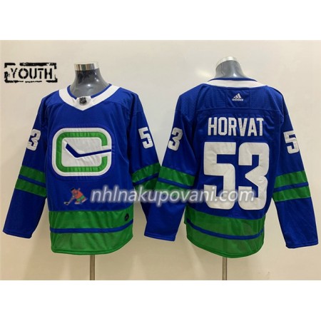 Vancouver Canucks Dresy Bo Horvat 53 Alternate Adidas 2019-2020 Modrý Authentic - Dětské Vancouver Canucks Dresy Bo Horvat 53 Alternate Adidas 2019-2020 Modrý Authentic - Dětské